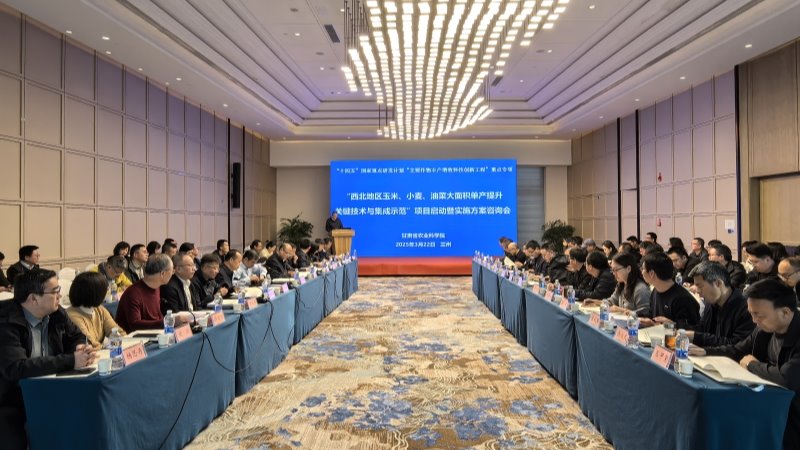 国家重点研发计划 “西北地区玉米、小麦、油菜大面积单产提升关键技术与集成示范”项目启动