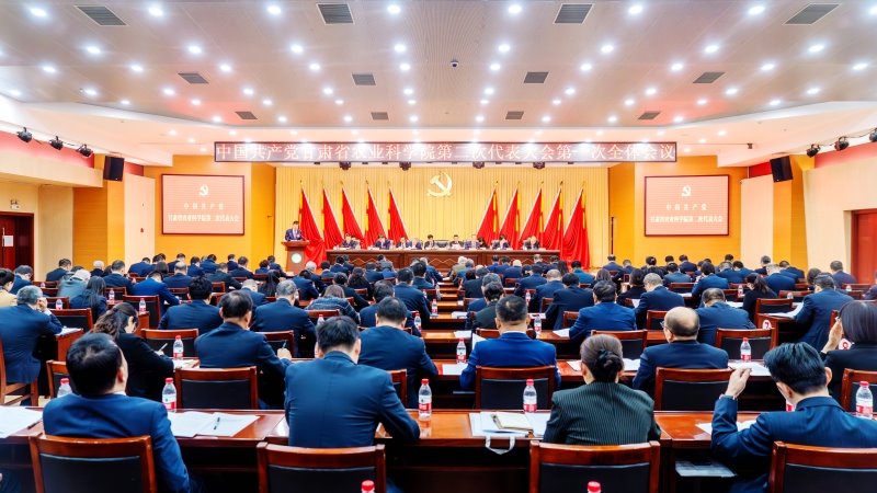 省农科院第二次党代会召开第一次全体会议