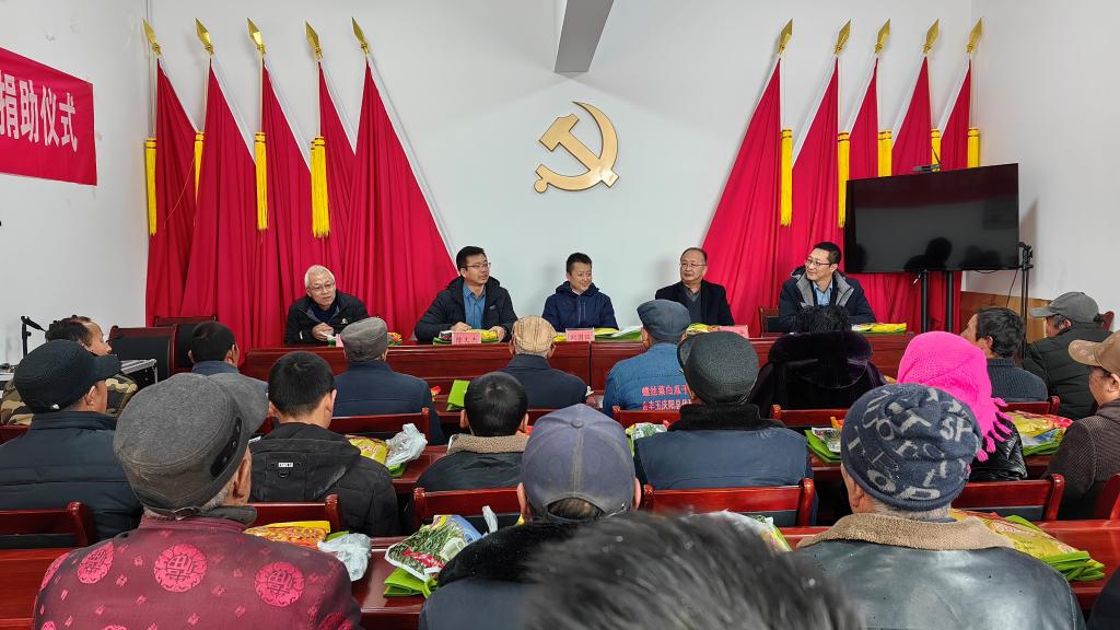 【新镇原】省农科院2025年“结对帮扶 爱心甘肃”工程物资捐赠活动在我县举行